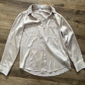 Slim fit gold express dress shirt